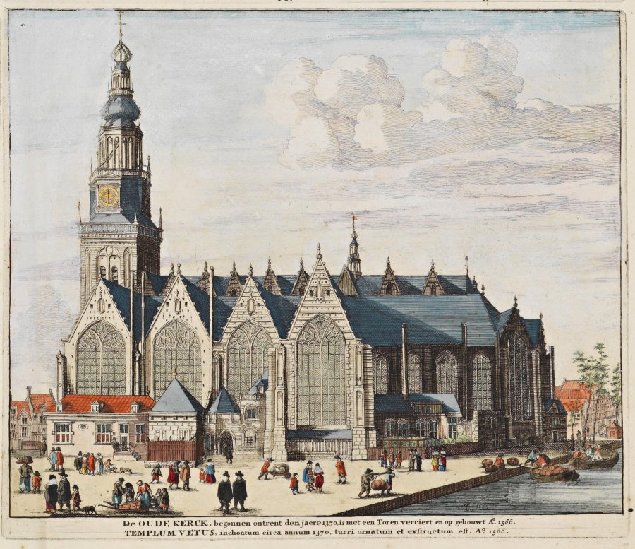 The Oud Kerk in Amsterdam